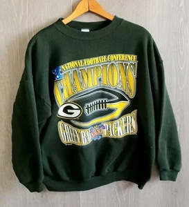 Vintage Green Bay Packers 1996 Superbowl XXXI NFC Championship Sweatshirt Logo 7 - Bild 1 von 4
