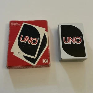 UNO gioco di carte vintage 1979 di International Games Inc. Set completo 108 mazzi - Foto 1 di 5
