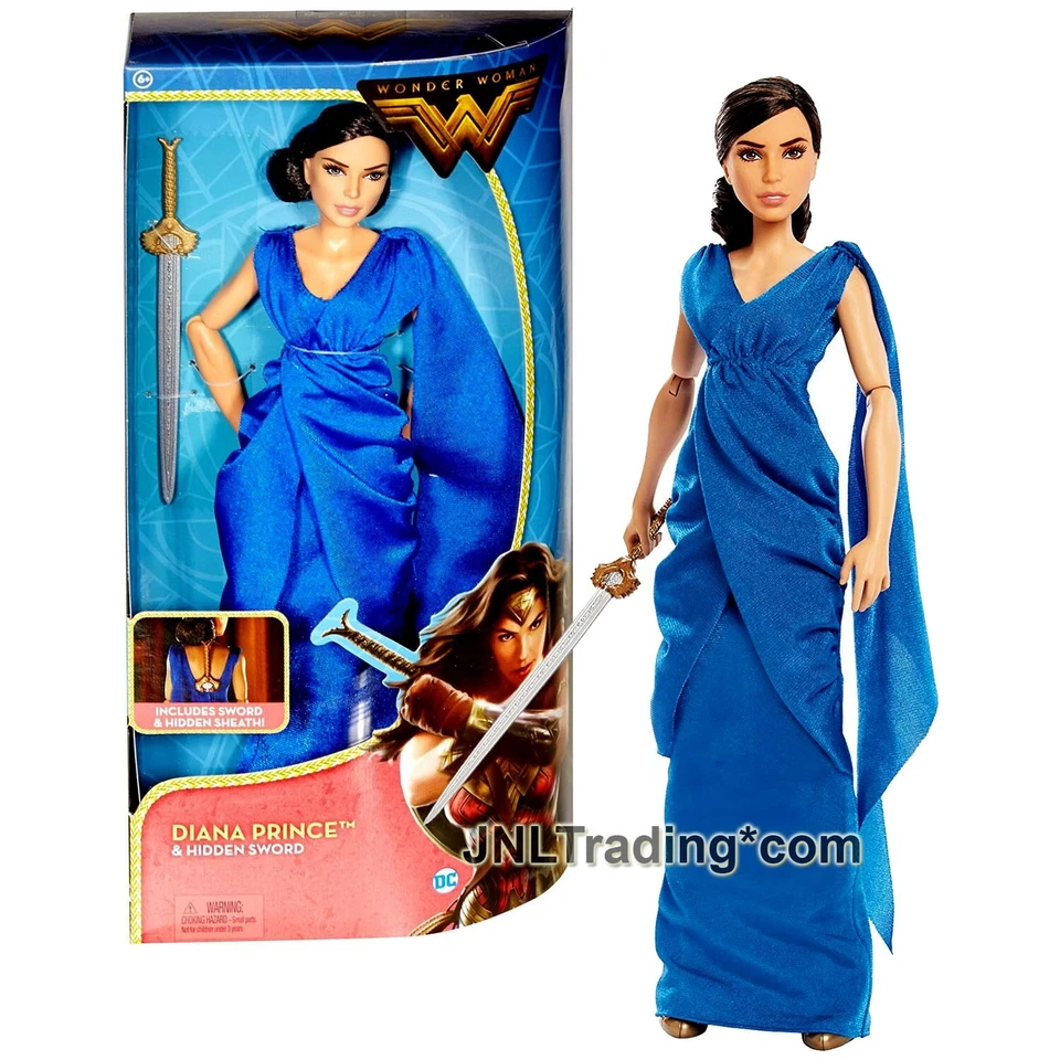 8dc Wonder Woman Diana Prince and Hidden Sword Doll Mattel 2017