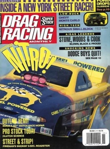 DRAG RACING MONTHLY 1996 NOV - STONE-WOODS-COOK GASSERS, MAHAFFEY - Imagen 1 de 1