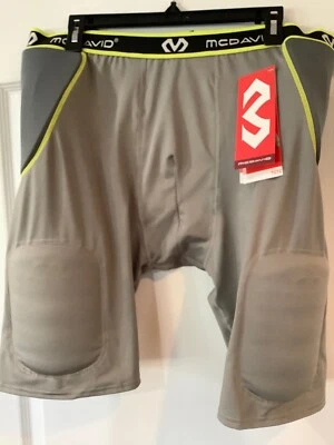 McDavid MD7414 Rival INTG Girdle Hard-Shell Thigh Guard Adult XL Gray football - Image 1 of 4