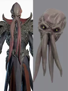 Game Baldur's 3 Lllithid Mind Flayer Mask Cosplay Octopus Monster Costume Prop - Picture 1 of 8