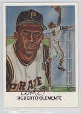 1993-94 Z Silk Cachet Covers Roberto Clemente (Leaping at Fence) HOF