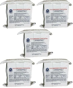 (5) Barre alimentaire SOS Rations URGENCE 3600 calories survie 3 jours 72 heures - Photo 1/2