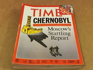 B95 TIME MAGAZINE 1/9/1986 CHERNOBYL, RALPH LAUREN, PAUL THEROUX - Picture 1 of 1