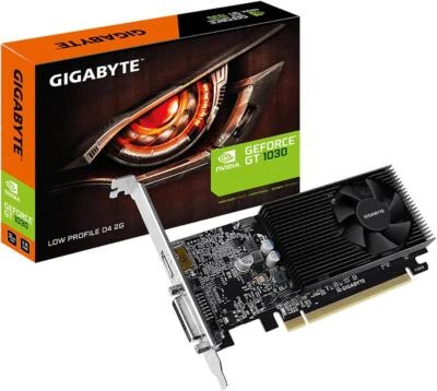 (Factory Refurbished) GIGABYTE Low Profile D4 2G GV-N1030D4-2GL Video Card - Image 1 of 4