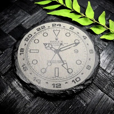Rolex Polar Explorer II 216570 Slate Coaster Brand New Hand Made Laser Engraved  - Image 1 of 4