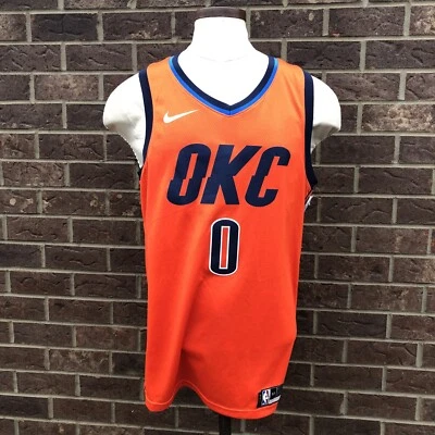 Oklahoma City Thunder Russell Westbrook Nike 2018-19 Earned Orange Jersey 52 XL - Image 1 of 4