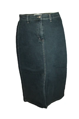 JUPE LONGUE JEANS FEMME °°°  AFFINITES ARMAND THIERY °°° TAILLE 40 - Photo 1/4