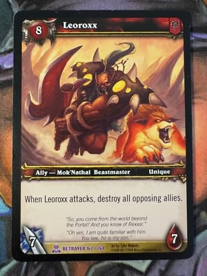 World of Warcraft TCG Betrayer 167/264 Leoroxx - Image 1 of 2