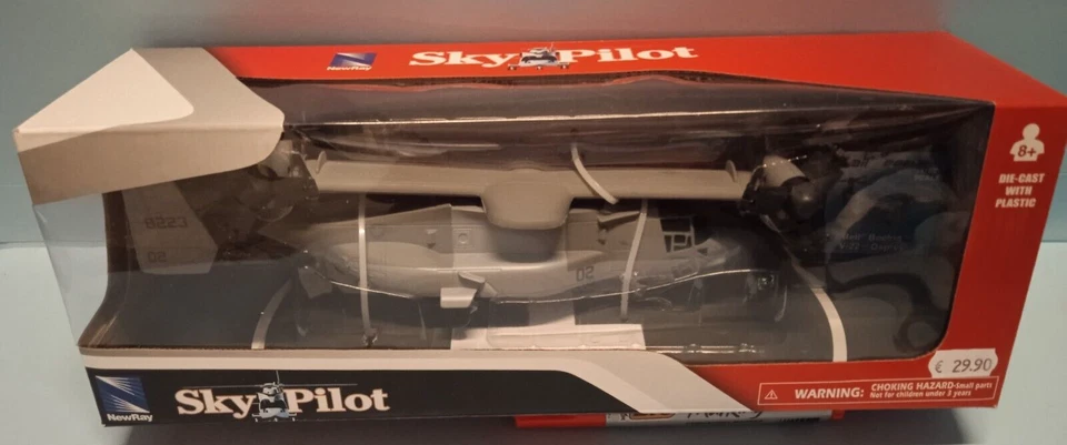 Osprey Boeing V22 Sky Pilot   Elicottero Die Cast Model 1/55 New Ray New - Immagine 1 di 2