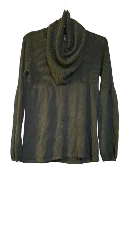 DG2 por Diane Gilman S Lux Touch Capucha Cuello Suéter Manga Obispo Moda Coqueta Foto 1 de 4