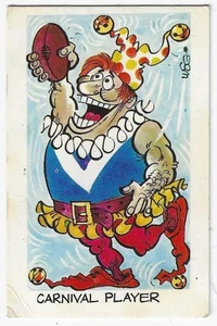 1973 Sunicrust Weg's Footy Funnies CARNIVAL PLAYER - Picture 1 of 2