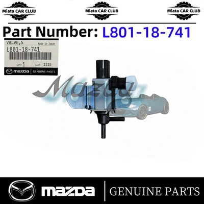 Válvula de control de corredor colector de admisión original 03-15 Mazda MX-5 Miata L801-18-741 Foto 1 de 4