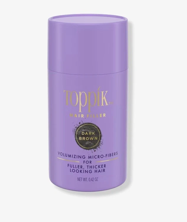 TOPPIK RELLENO DE CABELLO MARRÓN OSCURO 0.42OZ MICROFIBRAS VOLUMINIZADORAS NUEVO Foto 1 de 1