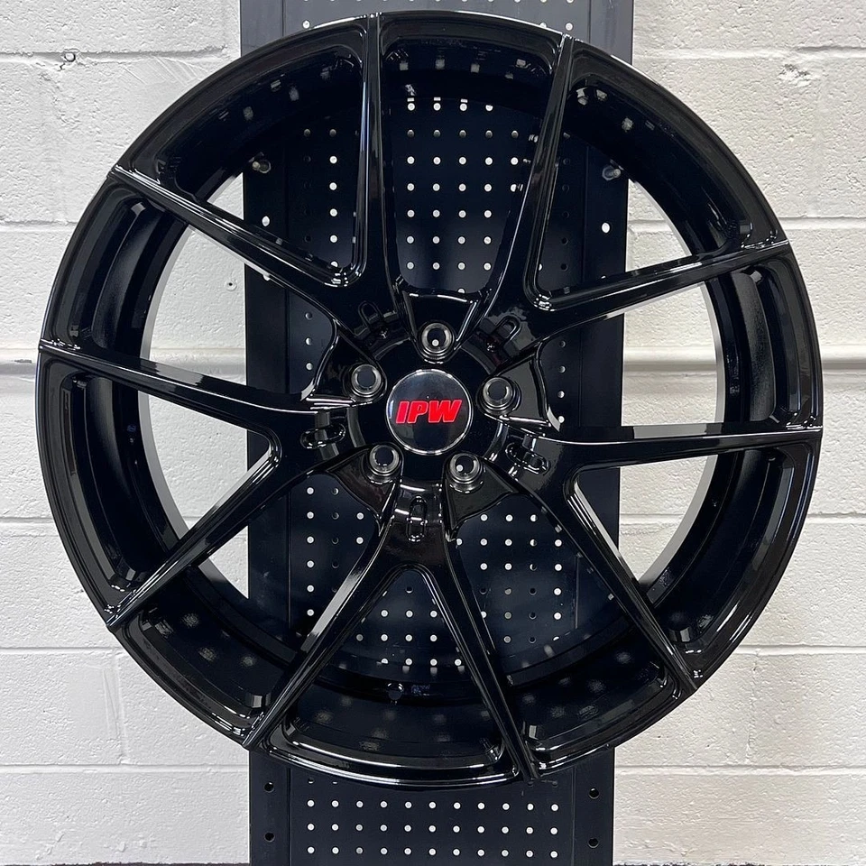 20" IPW 1405 BLACK STAGGERED RIMS WHEELS FITS G35 G35X G37 G37X M35X Foto 1 de 1