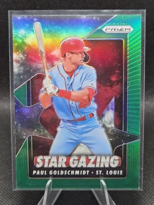 Panini Prizm Baseball 2020 #SG-7 Paul Goldschmidt Star Gazing Green Prizm Foto 1 de 2
