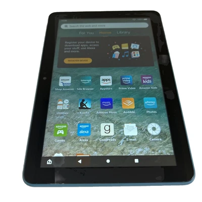 Amazon Fire HD8 Tablet 10th Gen K72LL3 32GB 8" Blue DK525 - Image 1 of 4