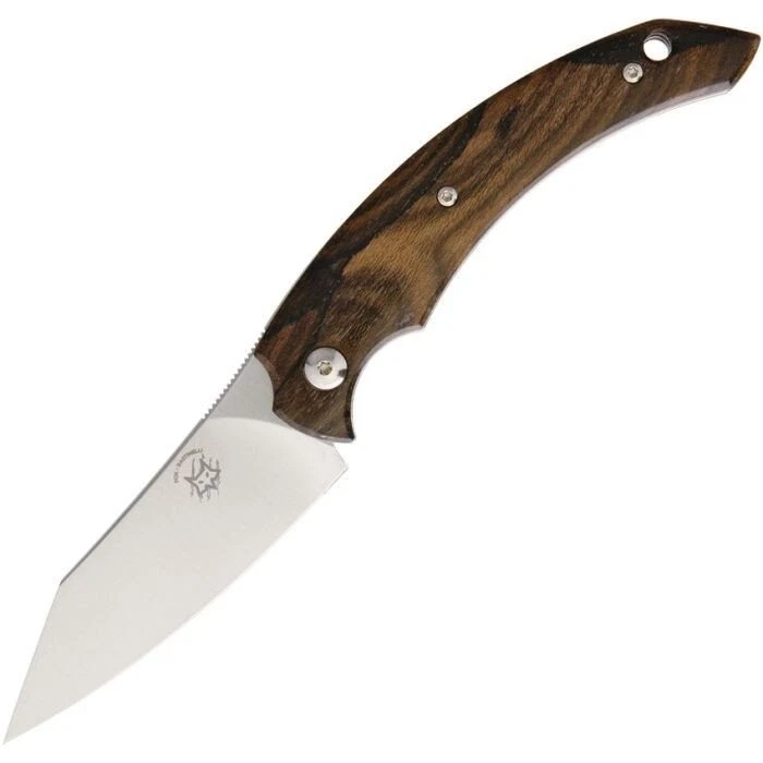 Bastinelli Creations Dragotac 3" Pocket Knife Ziricote Wood Handle - FX-518ZT - Image 1 of 1