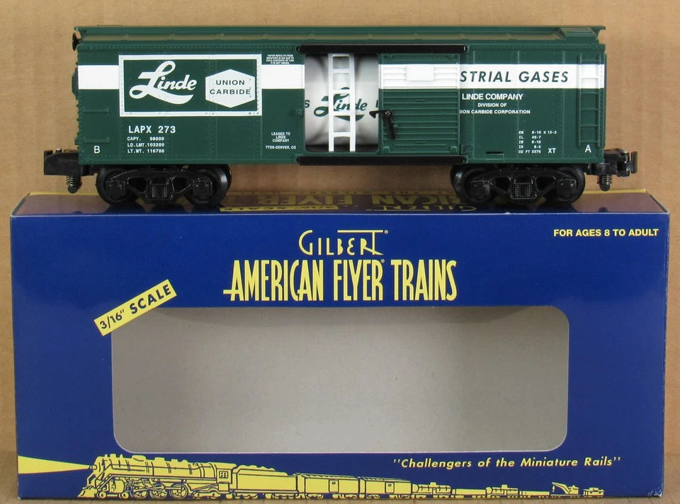 American Flyer 48231 TTOS 2003 Denver Convention Linde Gas Box/tank Car AF