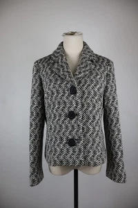 Miss Les Copains Jacke Blazer Frau Gr. 46 Frau Vintage Jacke Casual Wolle - Picture 1 of 10
