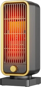 Energiesparender Heizlüfter Klein Leiser - 900W PTC Keramik Schnell Heizung...  - Bild 1 von 9