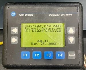 Allen Bradley 2711-M3A18L1 Series A Rev E PanelView 300 Micro RS-232 FRN 4.41 - Picture 1 of 3