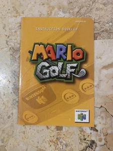 Manual Instruction Book MARIO GOLF ✨Nintendo 64 N64➡️ SEE DISCOUNT B2G1 - Picture 1 of 4