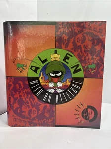 Vintage 1996 Marvin The Martian 3 Ring Hard Cover Binder Looney Tunes - Picture 1 of 4
