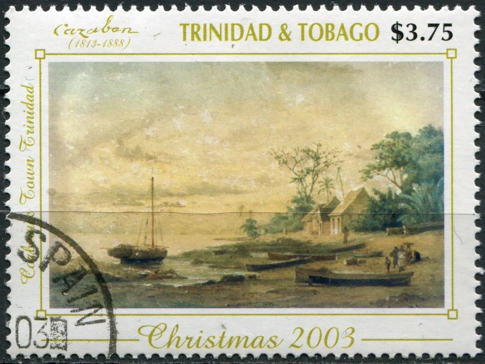 Trinidad and Tobago 2003. "Beach of Corbeaux", Jean Michel Casabon (CTO) Stamp - Image 1 of 1
