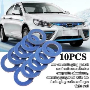 10PCS Fit for Toyota Lexus Scion Oil Drain Plug Washer Car Gaskets O8C03 - Picture 1 of 8