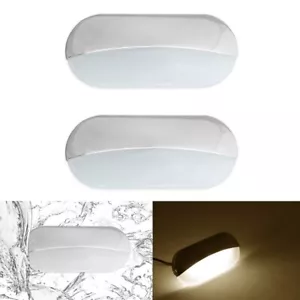 2X LED Courtesy Lights RV Trailer Boat Marine Cabin Deck Stair Accent Light IP65 - Foto 1 di 6