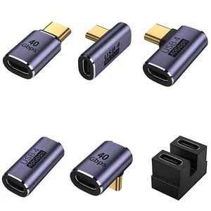 T/L-shape USB Type C TO USB C Charging Converter Charger adapter Cable 40Gdps - Picture 1 of 12