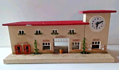 Kibri - 0/52/60 - H0 / 00 - Bahnhof mit Uhr - Blech - Bild 1 von 4