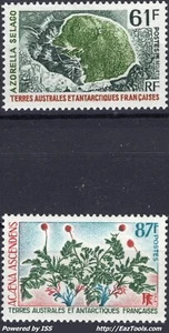 T.A.A.F. SERIE FLORE N° 52/53 NEUF ** SANS CHARNIERE - Picture 1 of 2