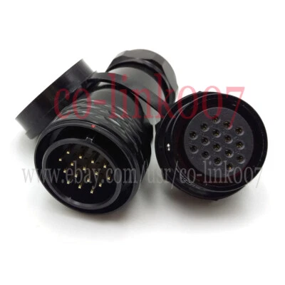 SA28 WEIPU 16pin Panel Mount Connector Plug Socket,500V Aviation Cable Connector - Image 1 of 4