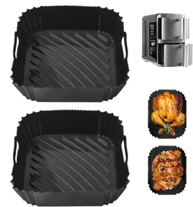 2PCS Silikonform Heißluftfritteuse Für Cosori, Silikoneinsatz Für 23cm Friteuse - Bild 1 von 14