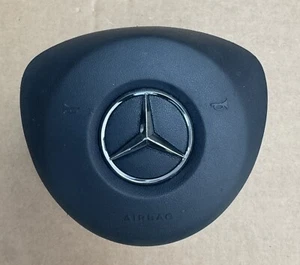 2017-2019 Mercedes GLE43 AMG Driver Wheel Airbag Air Bag BLACK OEM - Picture 1 of 5