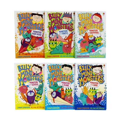 Billy and The Mini Monsters 6 Books By Zanna Davidson - Age 5-7 - Paperback - Image 1 of 3