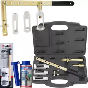 TECPO VENTIL FEDERSPANNER-SATZ + VENTILLÄPPER VENTILSCHLEIFPASTE + VENTIL SAUBER - Bild 1 von 8