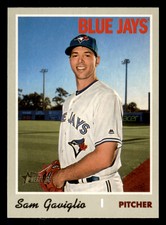 2019 Topps Heritage Sam Gaviglio #515  Toronto Blue Jays