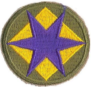 PARCHE DE UNIDAD DE LA 46A DIVISIÓN DE INFANTERÍA DEL EJÉRCITO DE EE. UU. SEGUNDA GUERRA MUNDIAL (REPRODUCCIÓN) - Imagen 1 de 1