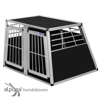 N50 Hundetransportb​ox Doppelbox Aluminium Transportbox Hundebox Hunde Alubox  - Bild 1 von 4