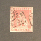 TOSCANA  - 1857 LEONE 1 cr. , ben marginato, firmato Perito Diena -TIMBRATO/USED