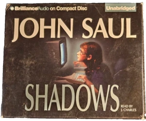 Brilliance Audio John Saul "Shadows" Read by J. Charles 10 Disc Audiobook Set - Picture 1 of 3