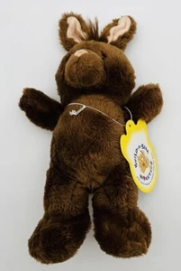 Peluche Build a Bear Retirado 2000 Y2K Chocolate Bunny Rabbit Usado en Excelente Condición Nariz Raspada - Imagen 1 de 10