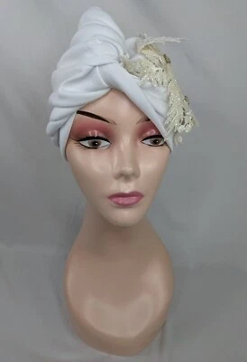 NWOT, BEAUTIFUL WOMEN'S TURBAN/HAT SIZE SMALL. - Image 1 of 4