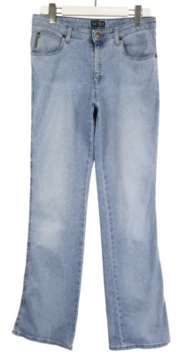 Pantalones de mezclilla ARMANI JEANS corte cómodo para mujer W33 corte boot elástico cremallera mosca Foto 1 de 4