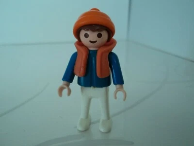 PLAYMOBIL vintage city enfant garçon bateau gilet de sauvetage set 3479 de 1984 - Photo 1/4