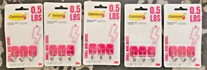 Command Dragonfruit (pink) Small Damage Free Wire Hooks 3Pc. 5 Pack - Picture 1 of 2
